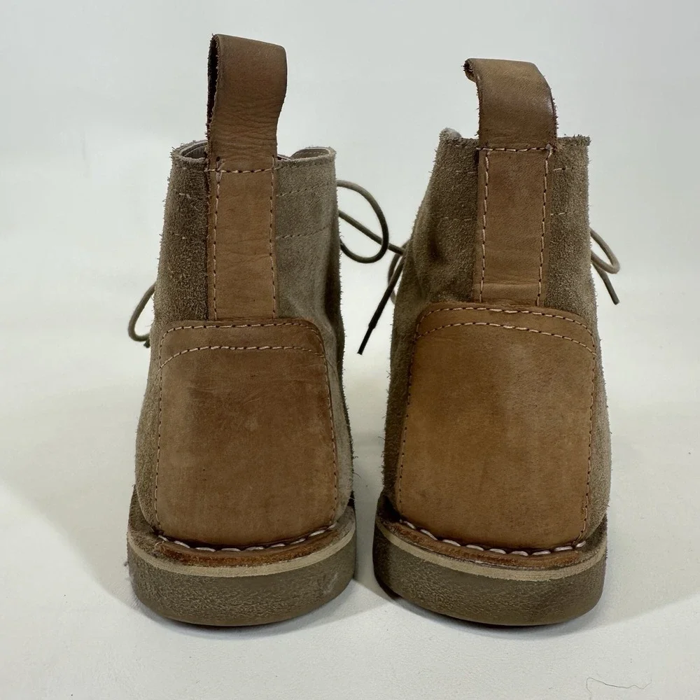 Asos Ankle Boots Size‎ 9.5 Chukka Brown Suede Gum Sole